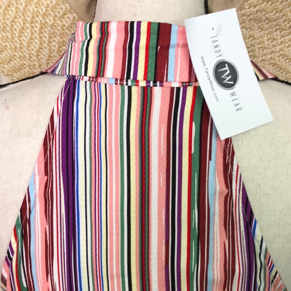 L’Atiste multicolored striped racer back maxi - Picture 7 of 8